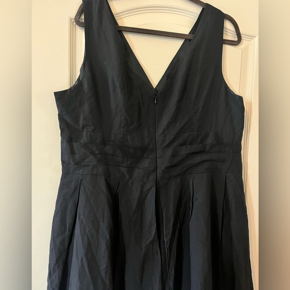 Connected Apparel Black Sleeveless Summer Dress with Butterfly Embroidery 16W - Picture 4 of 16